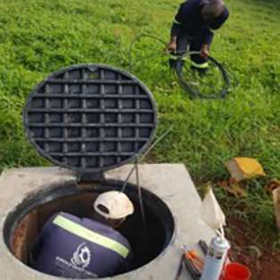 ZDFO underground fiber optic cable deploy in Uganda